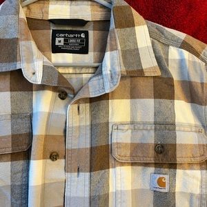 Carhartt Heavyweight Loose Fit Medium Flannel Overshirt